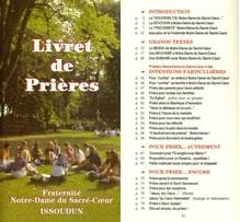 Livret de prières