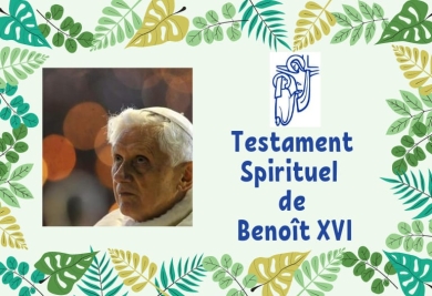 Testament spirituel de Benoît XVI