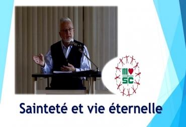 Conférence sainteté et vie éternelle